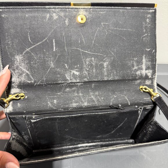 Lanvin Black Leather Shoulder Bag - Picture 6 of 6